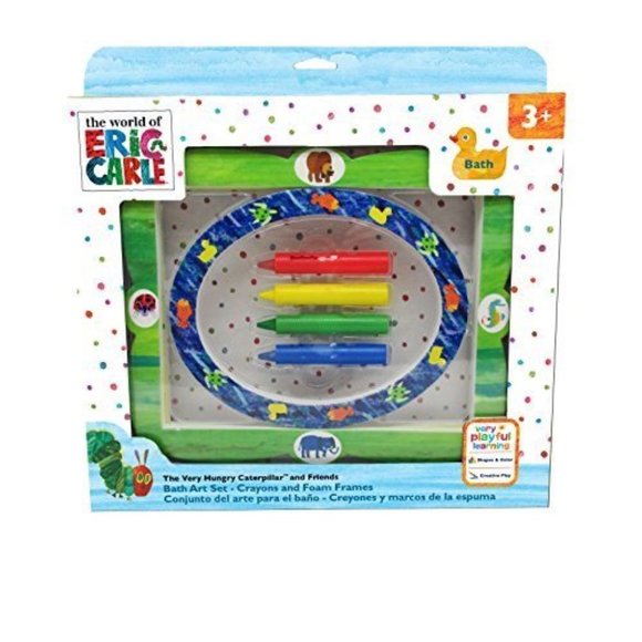 The Very Hungry Caterpillar Create & Frame Bath Set NEW! - Picture 1 of 5